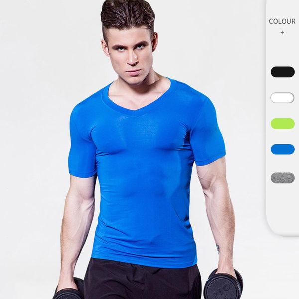 running jerseys men's quick dry compression v-neck t-shirts sports fitness gym cycling outdoor short sleeve jersey sportswear, Black;blue
running jerseys men's quick dry compression v-neck t-shirts sports fitness gym cycling outdoor short sleeve jersey sportswear, Black;blue