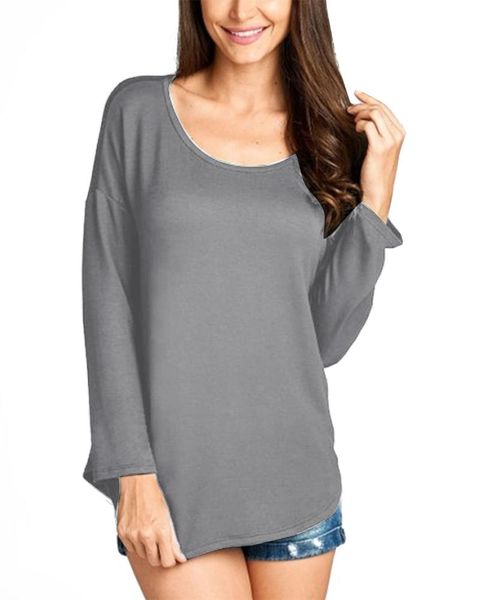women's blouses & shirts women fashion solid asymmetrical long sleeve round neck casual ladies loose tunic shirt elegant streetwear bl, White
women's blouses & shirts women fashion solid asymmetrical long sleeve round neck casual ladies loose tunic shirt elegant streetwear bl, White
