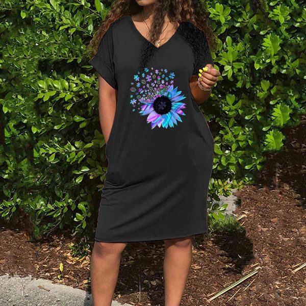 plus size daisy printed women dress v neck casual summer midi short sleeve beach loose pocket dresses clothing, Black;gray
plus size daisy printed women dress v neck casual summer midi short sleeve beach loose pocket dresses clothing, Black;gray