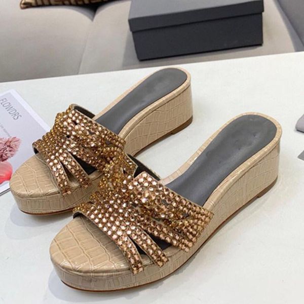sandals 2021 summer women platform wedges rhinestone decoration female comfortable casual tide shoes elegant mujer shoe, Black 
sandals 2021 summer women platform wedges rhinestone decoration female comfortable casual tide shoes elegant mujer shoe, Black