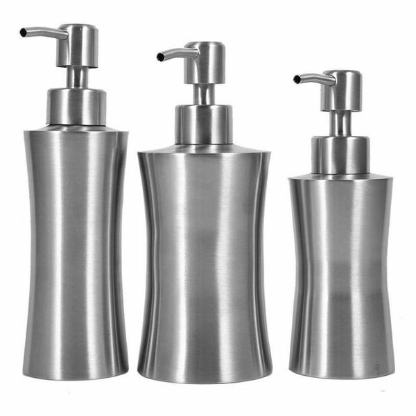storage bottles & jars 304 stainless steel liquid soap dispenser bottle bathroom shower pumper lotion refillable 400/250/220ml t
storage bottles & jars 304 stainless steel liquid soap dispenser bottle bathroom shower pumper lotion refillable 400/250/220ml t
