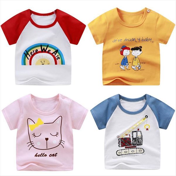 childrens short sleeved t shirt pure cotton baby cartoon thin girl summer style boy kids clothing, Blue
childrens short sleeved t shirt pure cotton baby cartoon thin girl summer style boy kids clothing, Blue