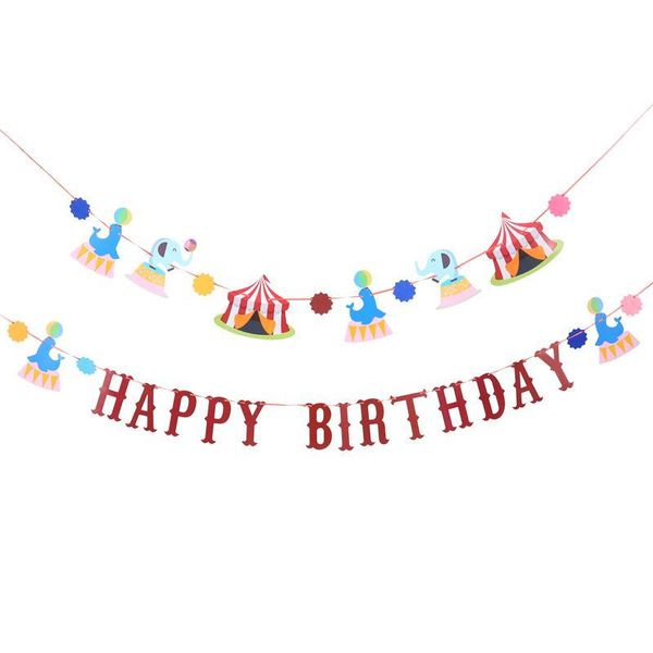 party decoration 1 pc circus theme hanging adornment tree paper beautiful pull flag birthday banner
party decoration 1 pc circus theme hanging adornment tree paper beautiful pull flag birthday banner
