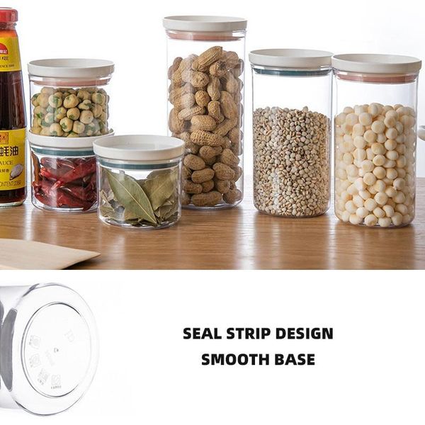 storage bottles & jars portable sealed ring kitchen box transparent canister keep fresh clear container 250/350/550/700ml
storage bottles & jars portable sealed ring kitchen box transparent canister keep fresh clear container 250/350/550/700ml
