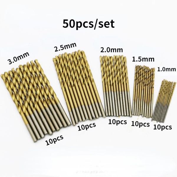 professional hand tool sets high speed steel titanium plated twist drill / straight shank electric 50pcs1.0-3.0mm round
professional hand tool sets high speed steel titanium plated twist drill / straight shank electric 50pcs1.0-3.0mm round