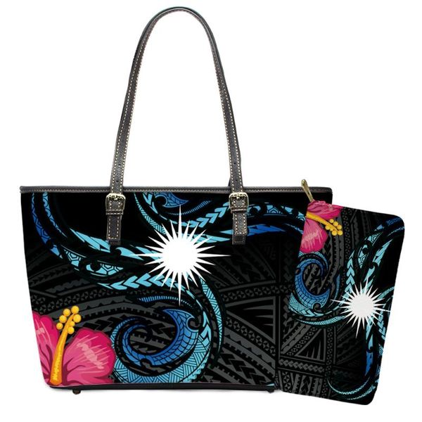 evening bags elviswords ladies handbags wallet 2 pcs/set polynesian tribes flower print women's leather bag large totes shoulder purses
evening bags elviswords ladies handbags wallet 2 pcs/set polynesian tribes flower print women's leather bag large totes shoulder purses