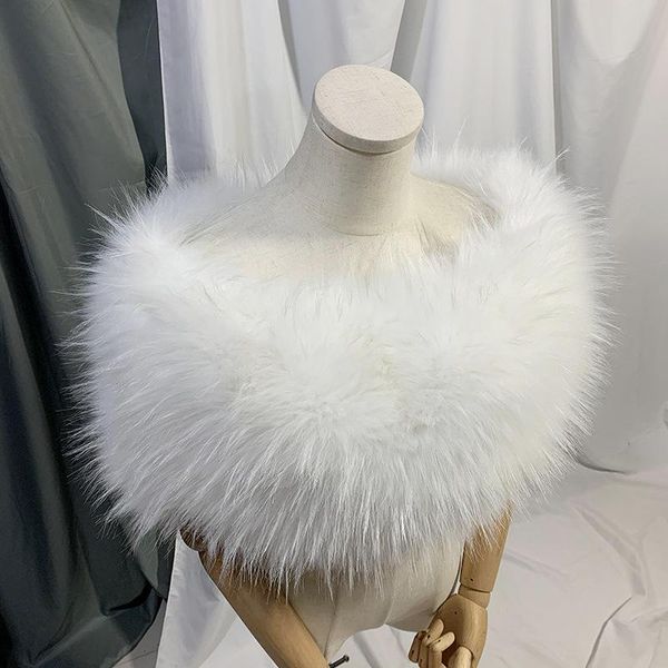 scarves 2021 fashion simulated raccoon fur capes women large faux neck scarf bridal ponchos wedding dress shawls, Blue;gray
scarves 2021 fashion simulated raccoon fur capes women large faux neck scarf bridal ponchos wedding dress shawls, Blue;gray