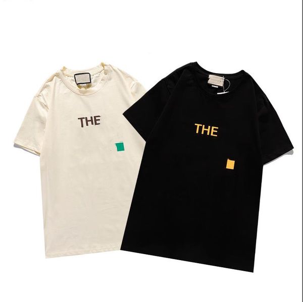 2021 summer new mens designer luxury t shirts womens classic gold letter patchwork t shirt cotton t-shirt casual tee, White;black
2021 summer new mens designer luxury t shirts womens classic gold letter patchwork t shirt cotton t-shirt casual tee, White;black