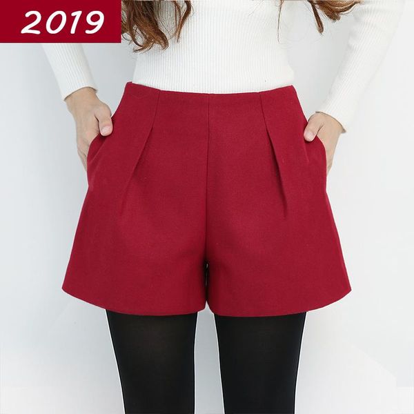 women's shorts plus size women candy colors woolen zip up harem short pants with pockets female casual wear d64, White;black
women's shorts plus size women candy colors woolen zip up harem short pants with pockets female casual wear d64, White;black