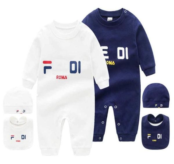 2021 infant 3 pcs set hat bib jumpsuit kids designer rompers girls boys brand letter newborn baby clothes toddler, Blue
2021 infant 3 pcs set hat bib jumpsuit kids designer rompers girls boys brand letter newborn baby clothes toddler, Blue