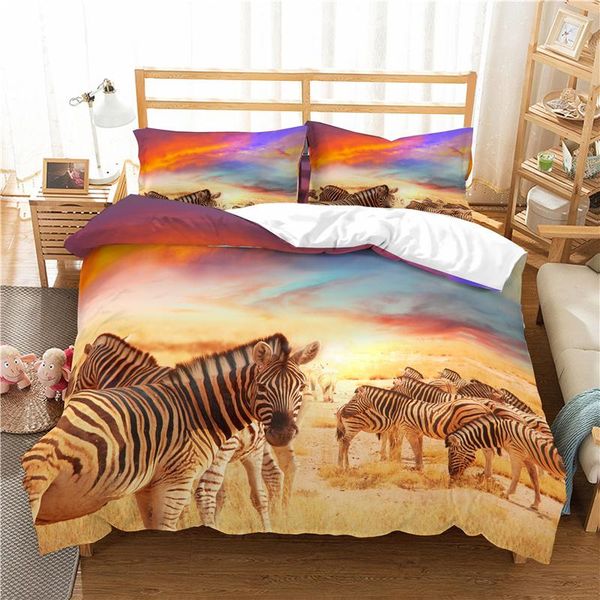 bedding sets luxury 3d zebra print 2/3pcs comfortable animal duvet cover pillowcase home decor single and king size
bedding sets luxury 3d zebra print 2/3pcs comfortable animal duvet cover pillowcase home decor single and king size