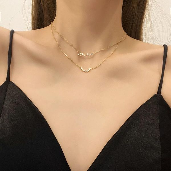 chains south korea's dongdaemun double-layered wind titanium steel necklace temperament ins cold retro clavicle chain accessories, Silver
chains south korea's dongdaemun double-layered wind titanium steel necklace temperament ins cold retro clavicle chain accessories, Silver