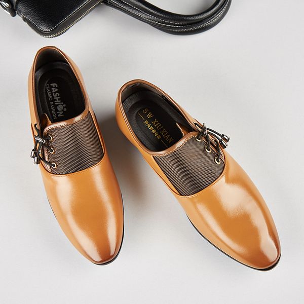 dress shoes men leather italian formal loafers flat heel pointed toe lace-up casual dereby rc1w, Black
dress shoes men leather italian formal loafers flat heel pointed toe lace-up casual dereby rc1w, Black