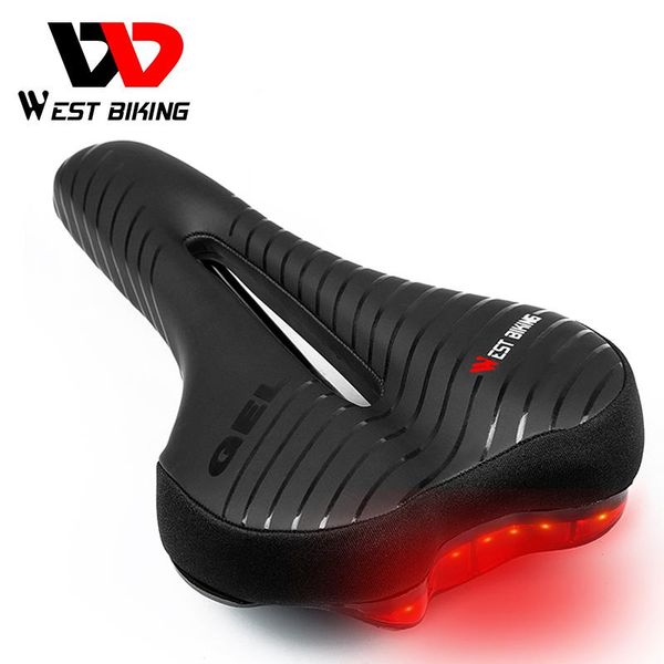 bike saddles west biking bicycle saddle taillight mtb mountain road waterproof pu leather high-elastic gel cushion soft cycling
bike saddles west biking bicycle saddle taillight mtb mountain road waterproof pu leather high-elastic gel cushion soft cycling