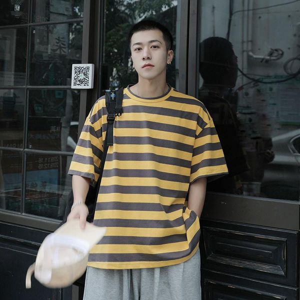 men's t-shirts t-shirt simple stripe short sleeve streetwear sport tidal current college fashion the listing, White;black
men's t-shirts t-shirt simple stripe short sleeve streetwear sport tidal current college fashion the listing, White;black