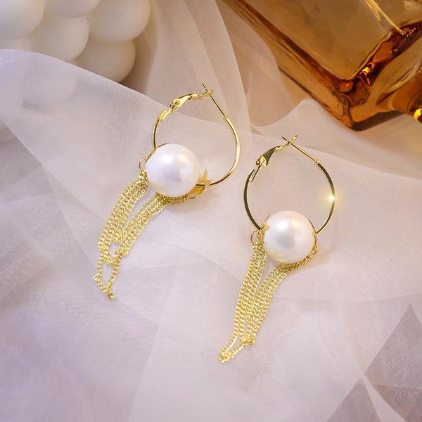 dangle & chandelier 2021 contracted sweet pearl drop earrings fashion long metal tassel geometric fresh senior women elegant jewelry, Silver
dangle & chandelier 2021 contracted sweet pearl drop earrings fashion long metal tassel geometric fresh senior women elegant jewelry, Silver