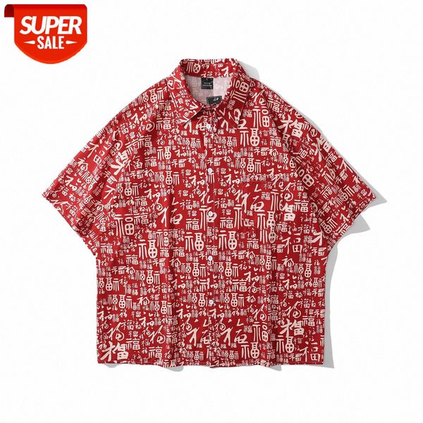 chinese style blessing full-print short-sleeved shirt men's street loose oversize half-sleeved #jj3b, White;black
chinese style blessing full-print short-sleeved shirt men's street loose oversize half-sleeved #jj3b, White;black