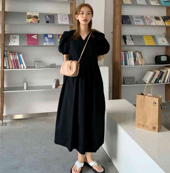 mozuleva 2021 korean v-style cleavage cotton hubble-bubble dress for women in solid summer dresses, Black;gray
mozuleva 2021 korean v-style cleavage cotton hubble-bubble dress for women in solid summer dresses, Black;gray