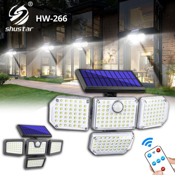 solar lamps 182led light outdoor wall lamp 4 heads enhanced pir motion sensor 270° wide-angle lighting for garden courtyard garage,etc
solar lamps 182led light outdoor wall lamp 4 heads enhanced pir motion sensor 270° wide-angle lighting for garden courtyard garage,etc
