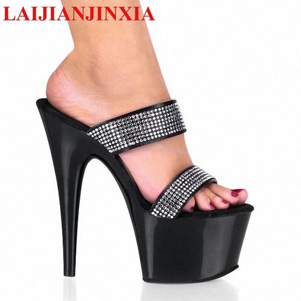 slippers laijianjinxia rome style 7inch platform shoes for women fashion rhinestone ladies dress casual shoe 17cm high heel, Black
slippers laijianjinxia rome style 7inch platform shoes for women fashion rhinestone ladies dress casual shoe 17cm high heel, Black