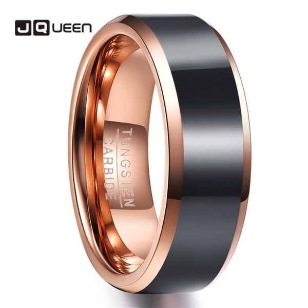 wedding rings jqueen 8mm wide 2.3mm thick tungsten carbide ring vacuum plating polished black surface rose gold steel men's, Slivery;golden
wedding rings jqueen 8mm wide 2.3mm thick tungsten carbide ring vacuum plating polished black surface rose gold steel men's, Slivery;golden