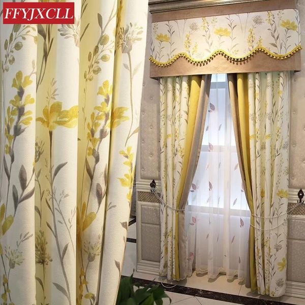 curtain & drapes nordic chenille cotton curtains printing small yellow flower shading for living room bedroom dining custom
curtain & drapes nordic chenille cotton curtains printing small yellow flower shading for living room bedroom dining custom