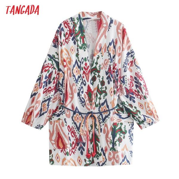 women's blouses & shirts tangada 2021 women retro flowers print oversized kimono shirt with slash long sleeve blouse 5z283, White
women's blouses & shirts tangada 2021 women retro flowers print oversized kimono shirt with slash long sleeve blouse 5z283, White