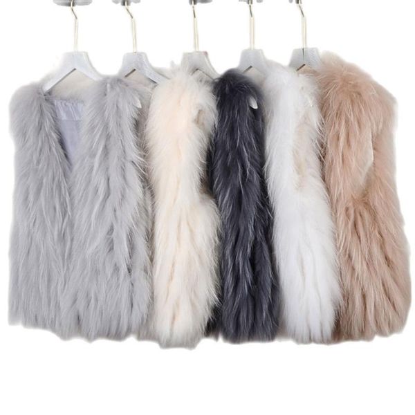 women's fur & faux raccoon woven braided strip vest ladies winter warm coat waistcoat short autumn real animal, Black
women's fur & faux raccoon woven braided strip vest ladies winter warm coat waistcoat short autumn real animal, Black