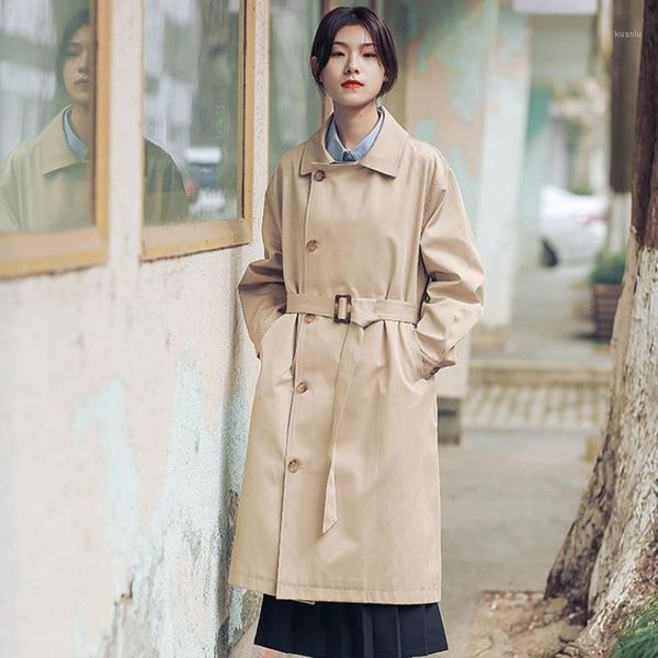 women's trench coats women classic coat for turndown collar long solid color fashion belt slim windbreaker, Tan;black
women's trench coats women classic coat for turndown collar long solid color fashion belt slim windbreaker, Tan;black