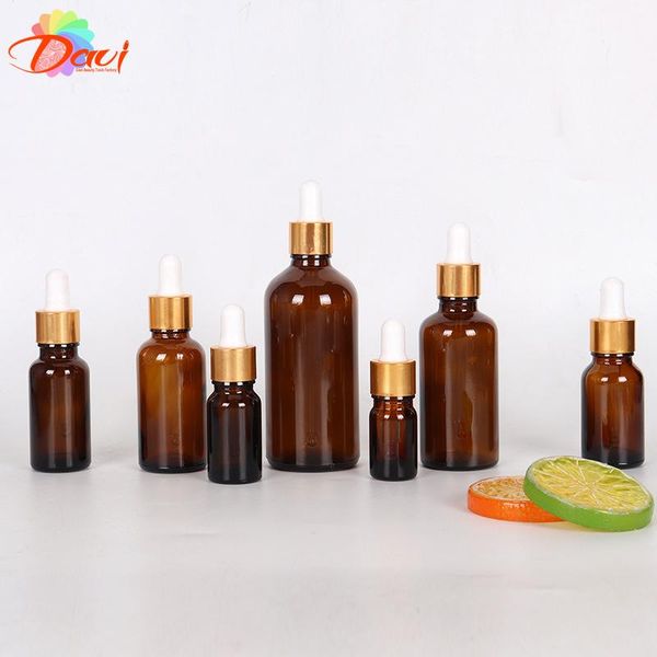 storage bottles & jars 10pcs/lot golden cap amber glass dropper bottle for skincare liquid serum/essence basic pipe
storage bottles & jars 10pcs/lot golden cap amber glass dropper bottle for skincare liquid serum/essence basic pipe