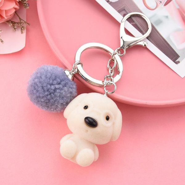 keychains key ring cute acrylic flocking puppy keychain bag hair ball accessories pendant car, Silver
keychains key ring cute acrylic flocking puppy keychain bag hair ball accessories pendant car, Silver