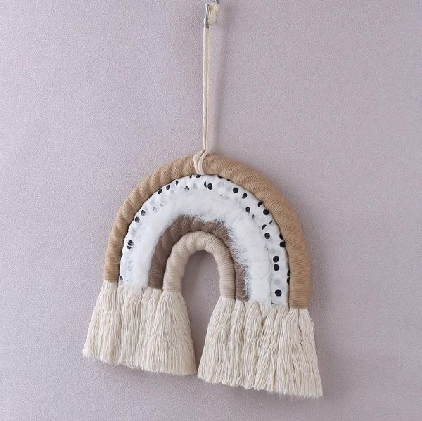 decorative objects & figurines dropship dot rainbow wall hanging ornament handmade weaving macrame nordic home decor
decorative objects & figurines dropship dot rainbow wall hanging ornament handmade weaving macrame nordic home decor