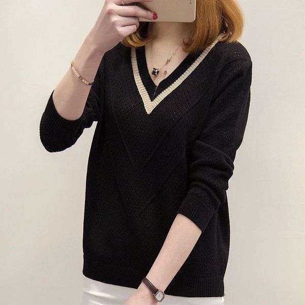 women's sweaters etosell women v-neck knitted autumn winter office vintage pullover sweater korean version arrival, White;black
women's sweaters etosell women v-neck knitted autumn winter office vintage pullover sweater korean version arrival, White;black