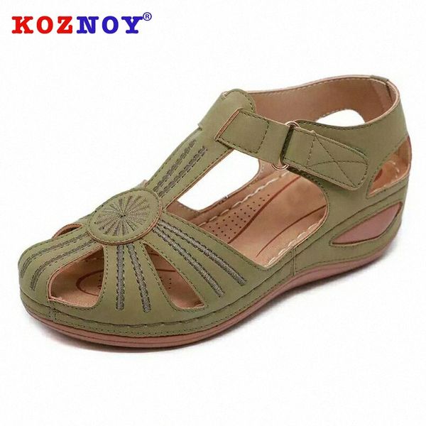 Koznoy Women Summer Sandals 2020 Fashion Hook Loop Open Breathable Wedges Low Heel Round Toe Thick Bottom Leisure Women Shoes Platform Shoes Prom Shoe S62K#, Blue
Koznoy Women Summer Sandals 2020 Fashion Hook Loop Open Breathable Wedges Low Heel Round Toe Thick Bottom Leisure Women Shoes Platform Shoes Prom Shoe S62K#, Blue