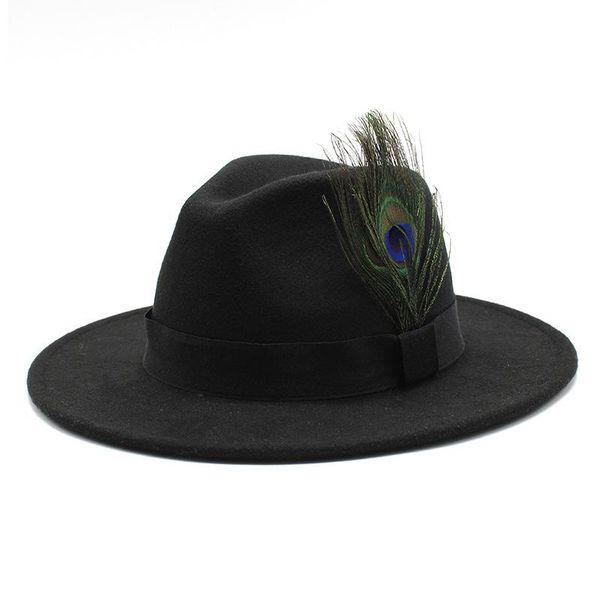 wide brim hats women's cap men's fedoras spring felt for women winter fashion 2021 headdress jazz hat men imitation woolen feather, Blue;gray
wide brim hats women's cap men's fedoras spring felt for women winter fashion 2021 headdress jazz hat men imitation woolen feather, Blue;gray