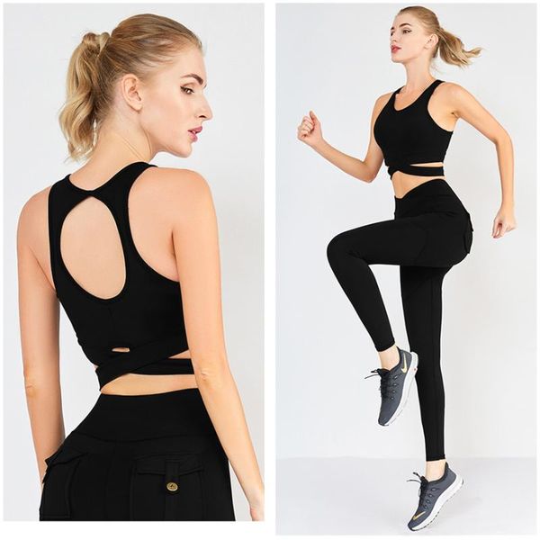 yoga outfit set gym clothing workout running sports wear for woman high waist leggings pocket bra
yoga outfit set gym clothing workout running sports wear for woman high waist leggings pocket bra