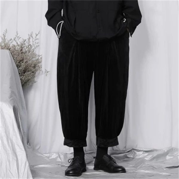men's pants autumn and winter casual fashion dark loose velvet warm multifunctional versatile haran, Black
men's pants autumn and winter casual fashion dark loose velvet warm multifunctional versatile haran, Black