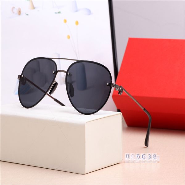 classic retro designer sunglasses fashion trend sun glasses anti-glare uv400 casual metal frame eyeglasses for women with box, White;black
classic retro designer sunglasses fashion trend sun glasses anti-glare uv400 casual metal frame eyeglasses for women with box, White;black