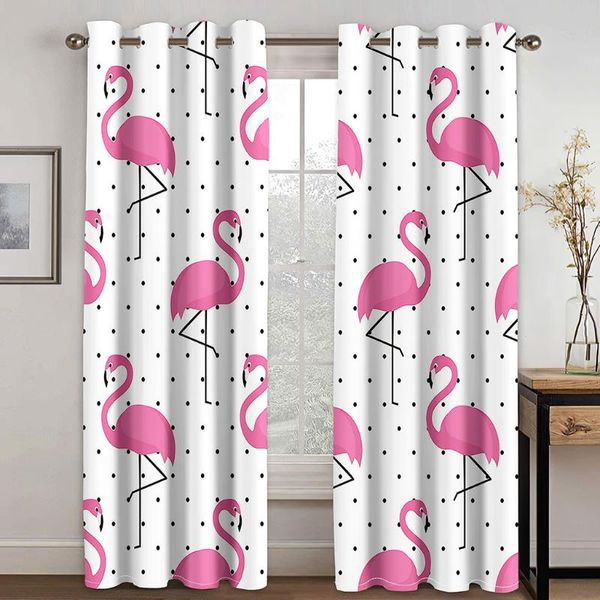 panels curtain flamingo bird printing thermal insulated blackout light blocking room darkening windows drapery & drapes
panels curtain flamingo bird printing thermal insulated blackout light blocking room darkening windows drapery & drapes