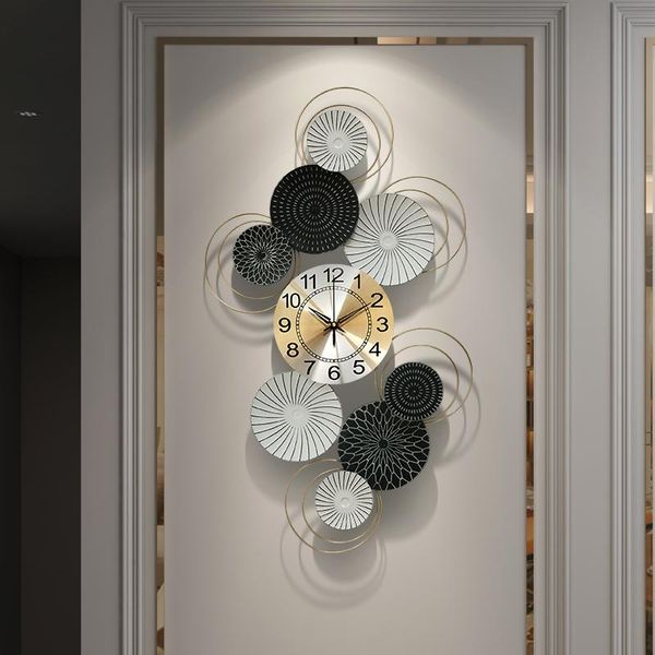 large nordic fashion light luxury wall clock living room home creative watch mute net red decorative clocks
large nordic fashion light luxury wall clock living room home creative watch mute net red decorative clocks