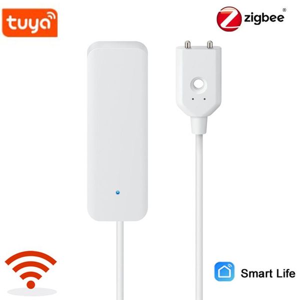 smart home control tuya zigbee alarm water leakage wifi leak sensor detector flood alert overflow system for alexa
smart home control tuya zigbee alarm water leakage wifi leak sensor detector flood alert overflow system for alexa