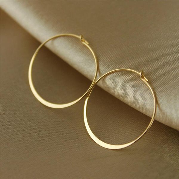 hoop & huggie 14k gold filled flattened wire earrings jewelry brincos pendientes oorbellen boho women, Golden;silver
hoop & huggie 14k gold filled flattened wire earrings jewelry brincos pendientes oorbellen boho women, Golden;silver