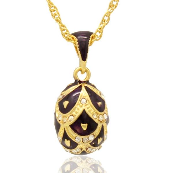 pendant necklaces suitable for european necklace purple enamel hand-made resurrection egg necklace, holiday gift, Silver
pendant necklaces suitable for european necklace purple enamel hand-made resurrection egg necklace, holiday gift, Silver