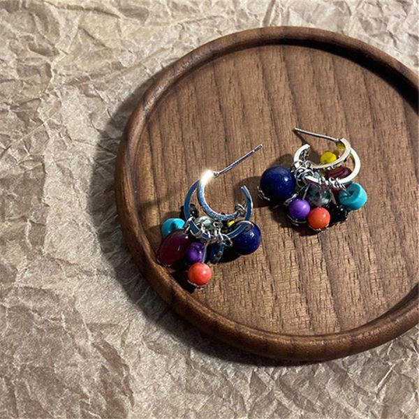 hoop & huggie aomu personality retro ethnic handmade colorful beads metal geometric contrast drop earrings for women fashion trip jewelry gi, Golden;silver
hoop & huggie aomu personality retro ethnic handmade colorful beads metal geometric contrast drop earrings for women fashion trip jewelry gi, Golden;silver