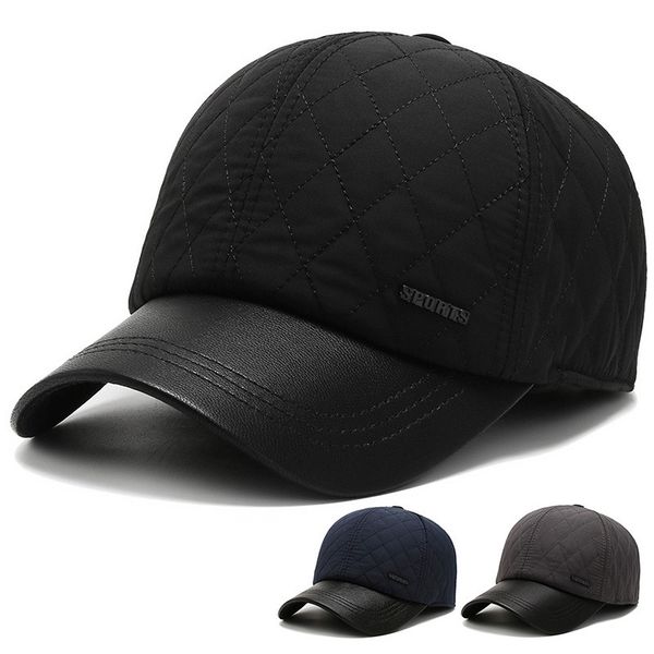 autumn winter men's warm cotton hat plush thick wind cold proof baseball middle-aged and elderly ear cap, Blue;gray
autumn winter men's warm cotton hat plush thick wind cold proof baseball middle-aged and elderly ear cap, Blue;gray
