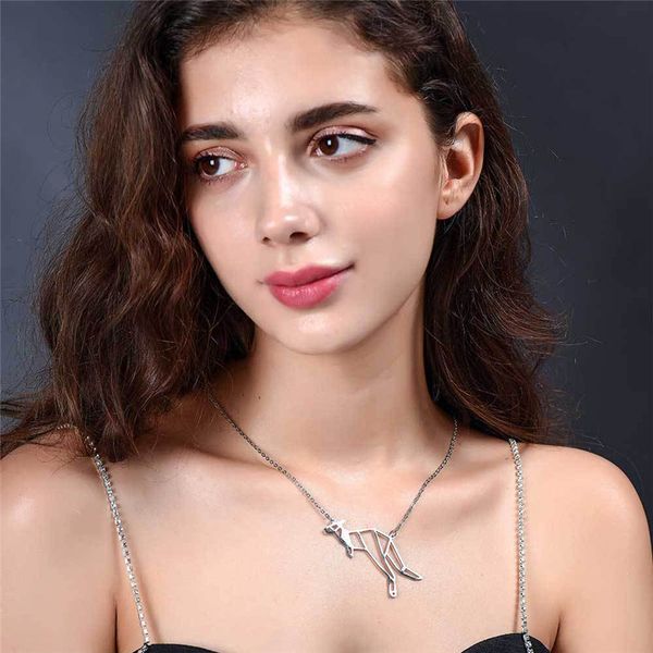 europe and the united states litanium steel kangaroo stainless steel pendant necklace with a friend a gift., Silver
europe and the united states litanium steel kangaroo stainless steel pendant necklace with a friend a gift., Silver