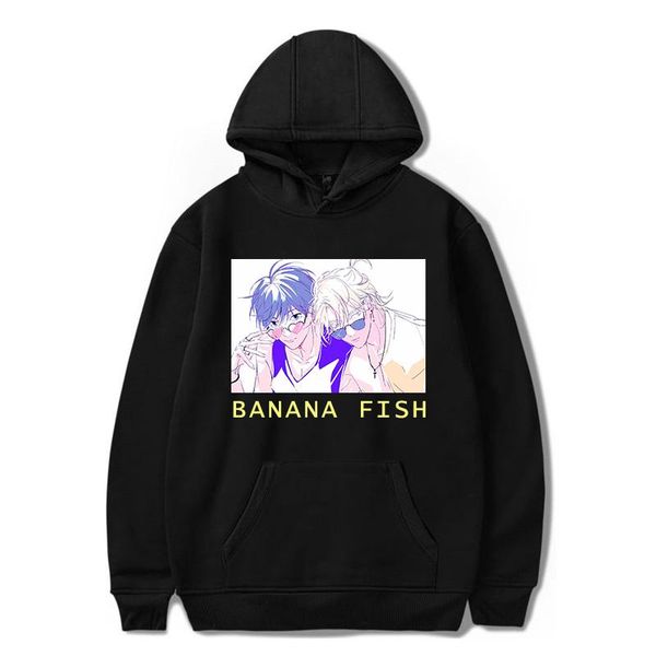 men's hoodies & sweatshirts banana fish fashion anime hoodie ash lynx pullover streetwear harajuku fishsweatshirt cool clothes, Black
men's hoodies & sweatshirts banana fish fashion anime hoodie ash lynx pullover streetwear harajuku fishsweatshirt cool clothes, Black