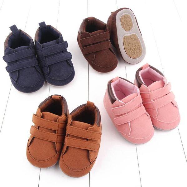 first walkers infant flat shoes solid color high-soft sole sneakers for boys and girls, pink/ brown/ navy/ light brown
first walkers infant flat shoes solid color high-soft sole sneakers for boys and girls, pink/ brown/ navy/ light brown