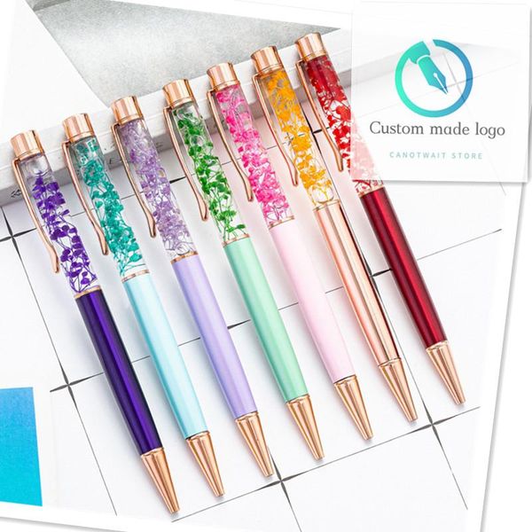 ballpoint pens metal creative oil dried flower customized logo engraved text birthday party gifts pen schoo advertising stationer, Blue;orange
ballpoint pens metal creative oil dried flower customized logo engraved text birthday party gifts pen schoo advertising stationer, Blue;orange