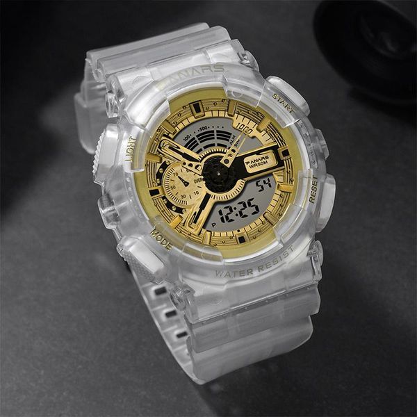 wristwatches youth fashion digital watch men shockproof waterproof dual led chrono alarm clock mens watches cool hour, Slivery;brown
wristwatches youth fashion digital watch men shockproof waterproof dual led chrono alarm clock mens watches cool hour, Slivery;brown